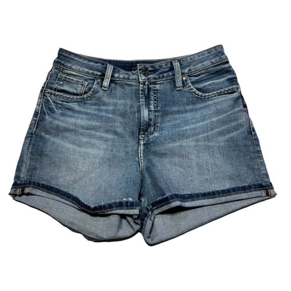Silver Jeans Denim Shorts Blue Waist 29